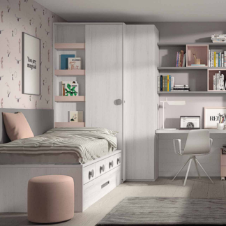 Dormitorio Juvenil Completo Pink